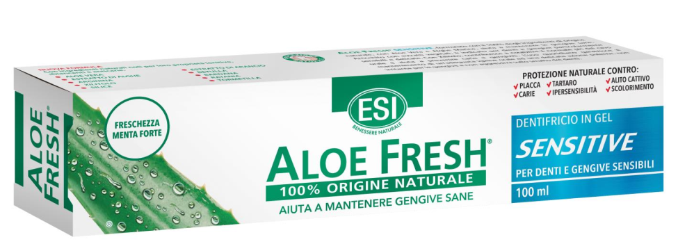 Aloe-Vera-Zahnpasta Sensitive vegan  Fluoridfreie Zahncreme fr  empfindliche Zhne